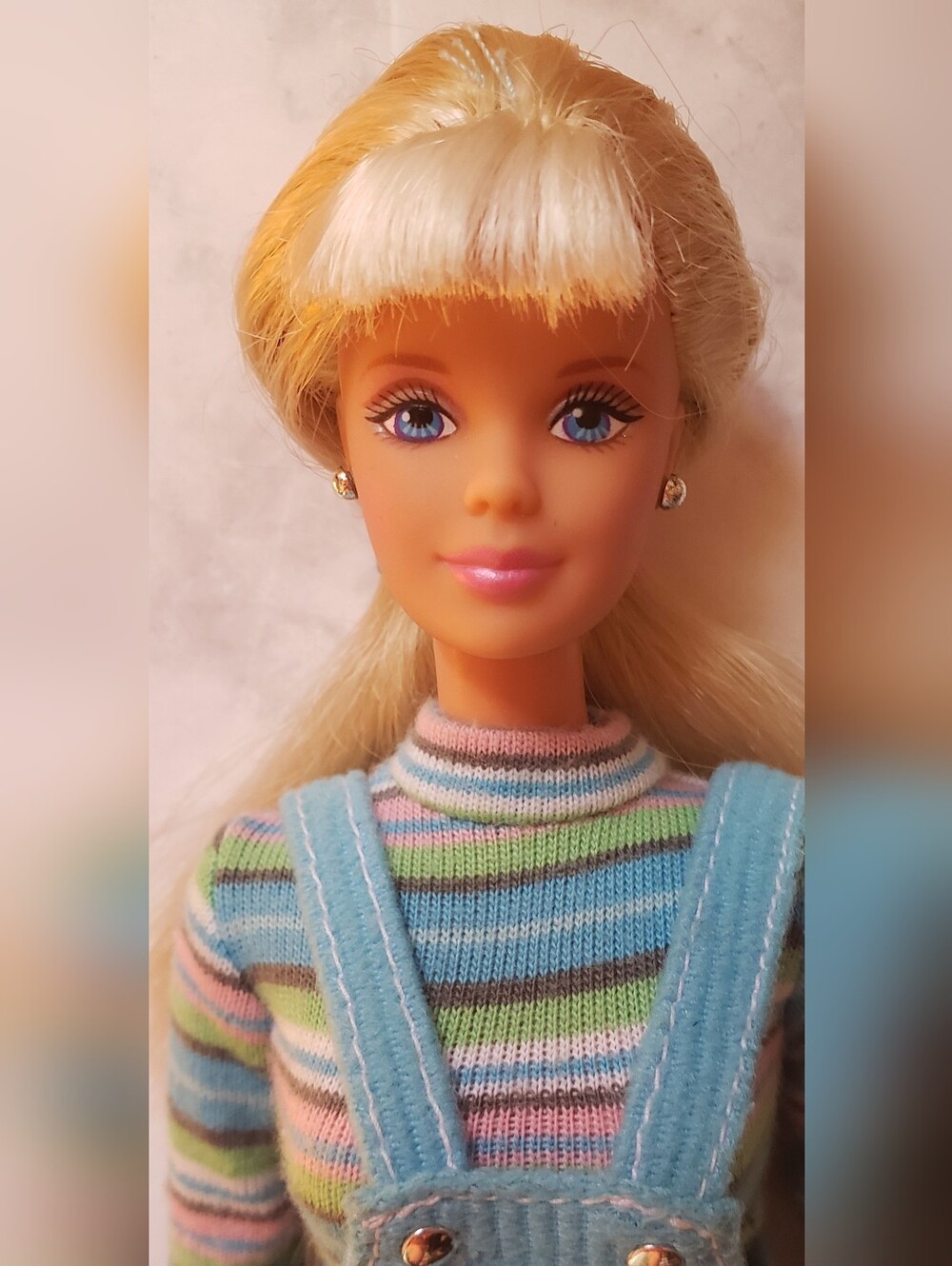 Vintage 1997 Cool Blue Barbie Doll Y2K Style Beanie Backpack Sneakers